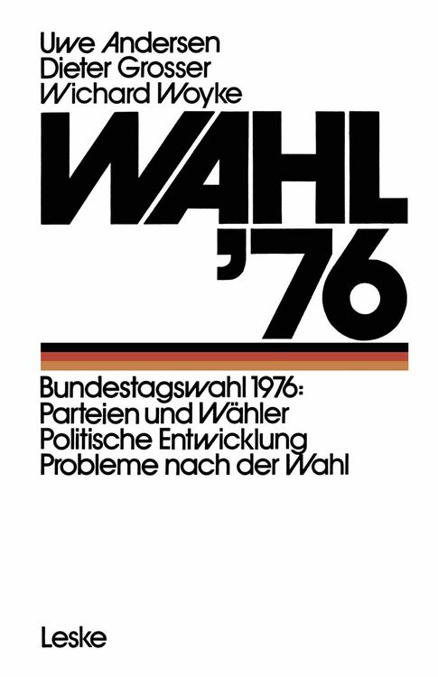 Produktbild: Wahl &rsquo;76