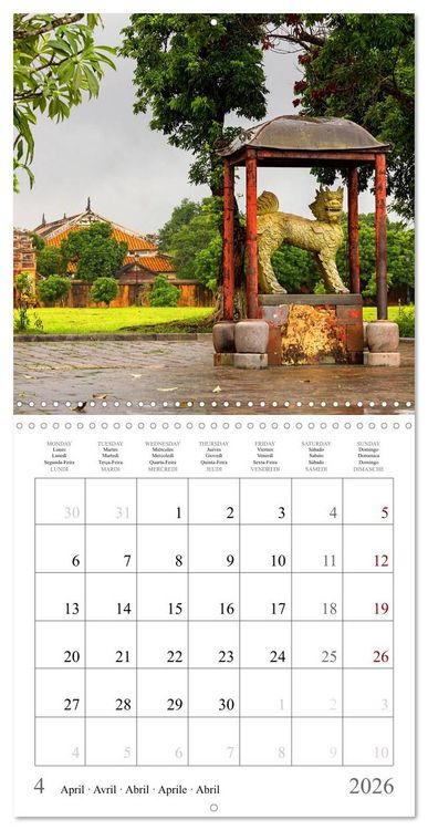 Produktbild: Colours of Vietnam (Wall Calendar 2026 12 &times; 12 Inch) CALVENDO 12 Month Wall Calendar