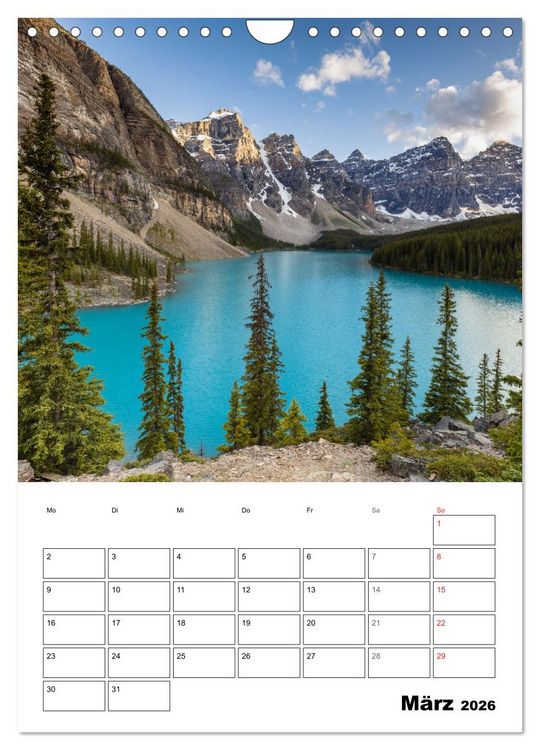 Produktbild: Mein Sch&ouml;nes Kanada (Wandkalender 2026 DIN A4 hoch), CALVENDO Monatskalender