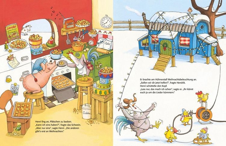Produktbild: Henri und Henriette feiern Weihnachten