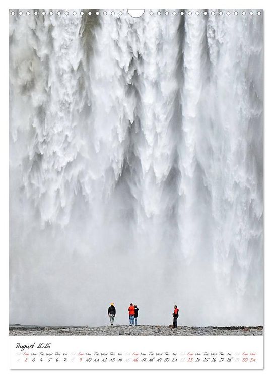 Produktbild: Iceland Calendar 2026 - Discover unique nature - UK Version (Wall Calendar 2026 DIN A3 portrait), CALVENDO 12 Month Wall Calendar