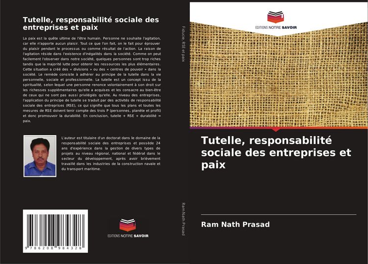 Produktbild: Tutelle, responsabilit&eacute; sociale des entreprises et paix