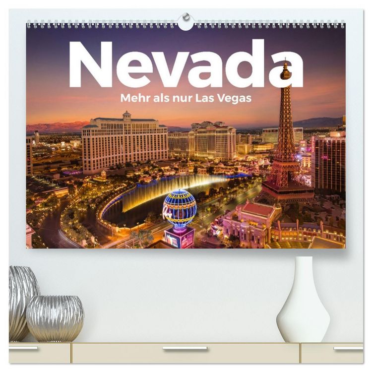 Produktbild: Nevada - Mehr als nur Las Vegas (hochwertiger Premium Wandkalender 2026 DIN A2 quer), Kunstdruck in Hochglanz