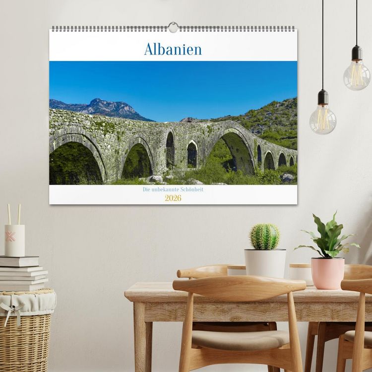 Produktbild: Albanien - Die unbekannte Sch&ouml;nheit (Wandkalender 2026 DIN A2 quer), CALVENDO Monatskalender