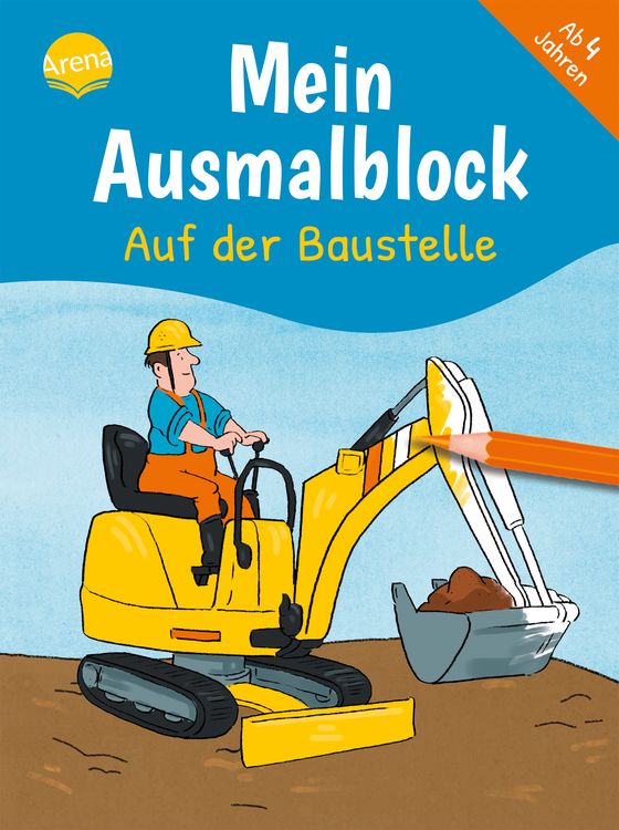 Produktbild: Mein Ausmalblock. Auf der Baustelle