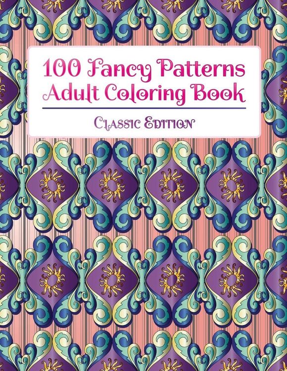 Produktbild: 100 Fancy Patterns Adult Coloring Book