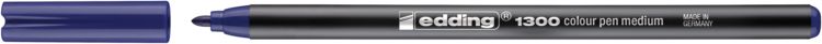Produktbild: edding 1300 Fasermaler medium blau