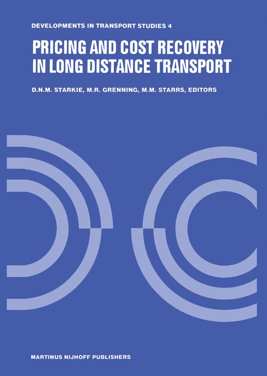 Produktbild: Pricing and Cost Recovery in Long Distance Transport