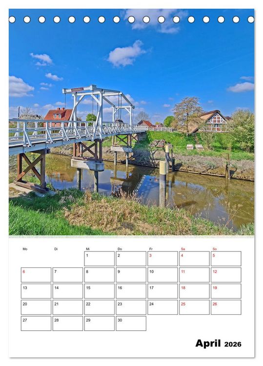 Produktbild: Fr&uuml;hling im Alten Land - Baumbl&uuml;tenzeit (Tischkalender 2026 DIN A5 hoch), CALVENDO Monatskalender