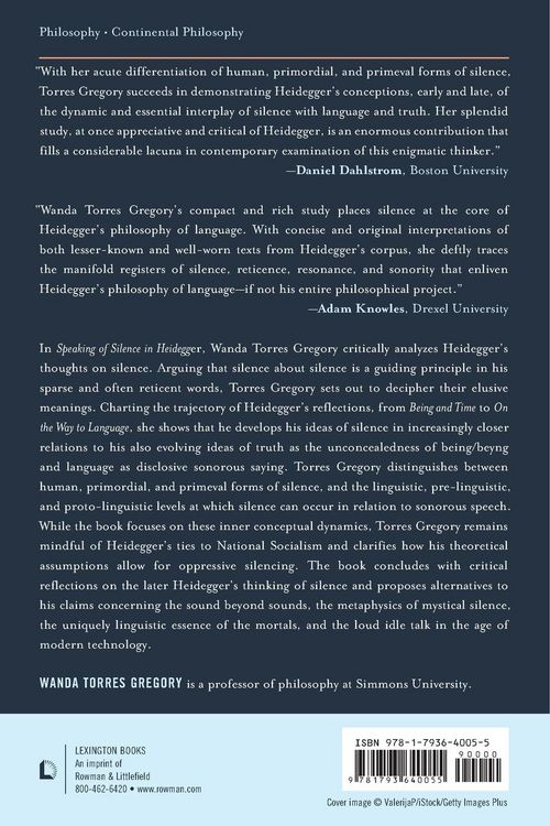 Produktbild: Speaking of Silence in Heidegger