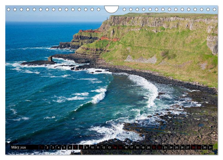 Produktbild: Nordirlands Highlights (Wandkalender 2026 DIN A4 quer), CALVENDO Monatskalender