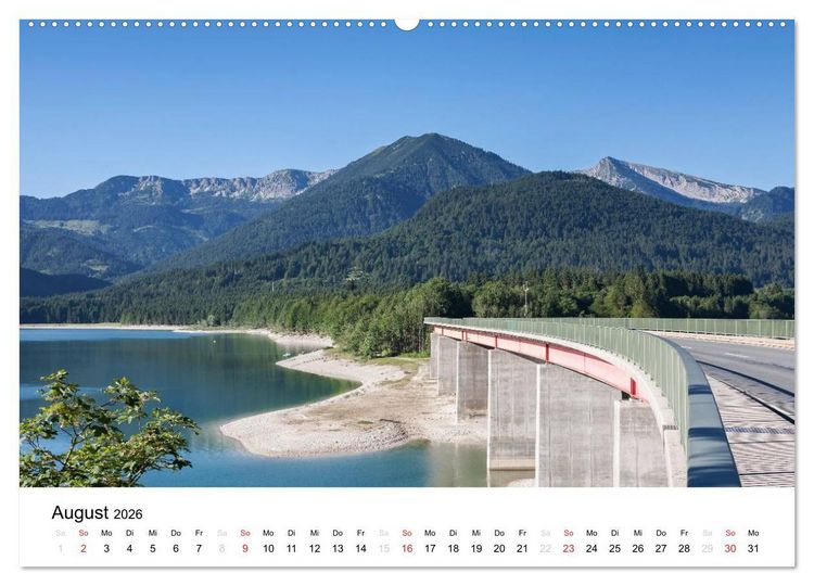 Produktbild: Der Isarwinkel (Wandkalender 2026 DIN A2 quer), CALVENDO Monatskalender