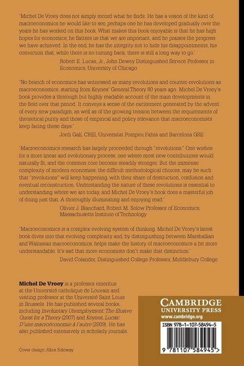 Produktbild: A History of Macroeconomics from Keynes to Lucas and Beyond