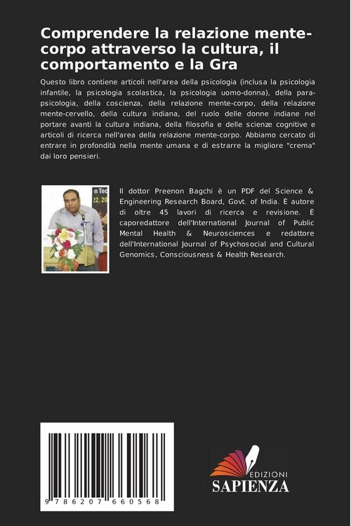 Produktbild: Comprendere la relazione mente-corpo attraverso la cultura, il comportamento e la Gra