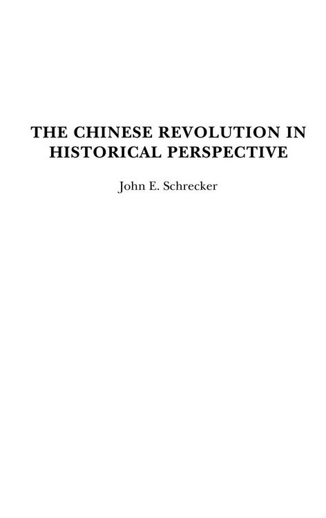 Produktbild: The Chinese Revolution in Historical Perspective