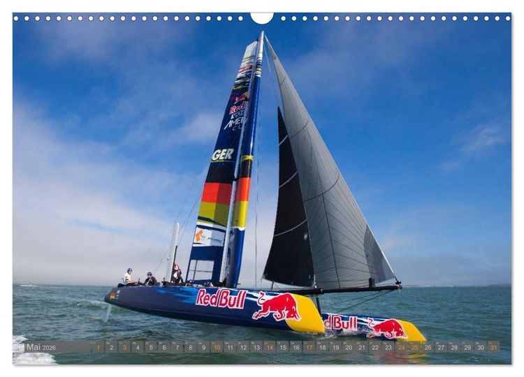 Produktbild: All In Racing - Segeln am Limit - Fotografien von Jens Hoyer (Wandkalender 2026 DIN A3 quer), CALVENDO Monatskalender