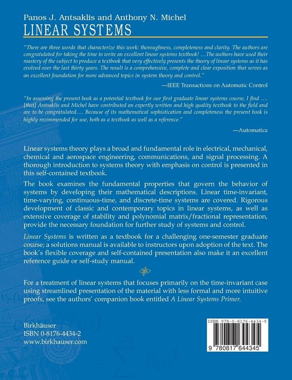 Produktbild: Linear Systems