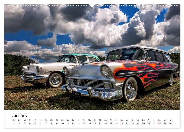 Produktbild: Custom Cars - M&auml;nnertr&auml;ume werden wahr (Wandkalender 2026 DIN A2 quer), CALVENDO Monatskalender