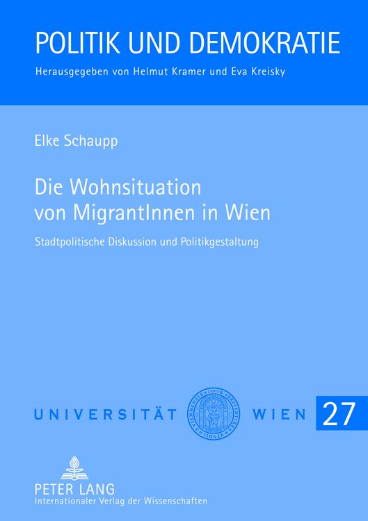 Produktbild: Die Wohnsituation von MigrantInnen in Wien