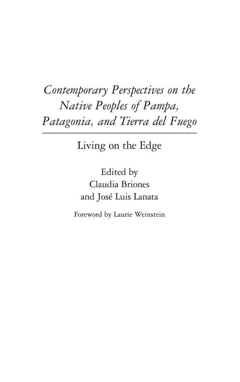 Produktbild: Contemporary Perspectives on the Native Peoples of Pampa, Patagonia, and Tierra del Fuego