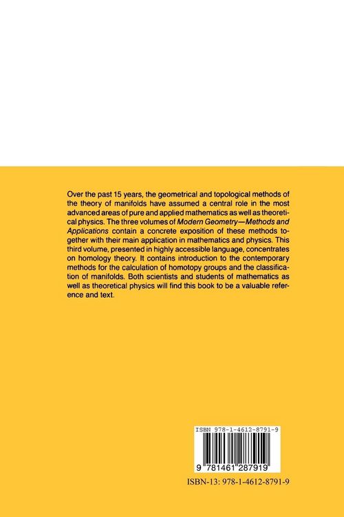 Produktbild: Modern Geometry&mdash;Methods and Applications