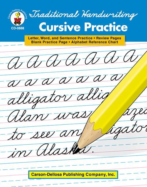 Produktbild: Traditional Handwriting: Cursive Practice, Grades 2 - 5