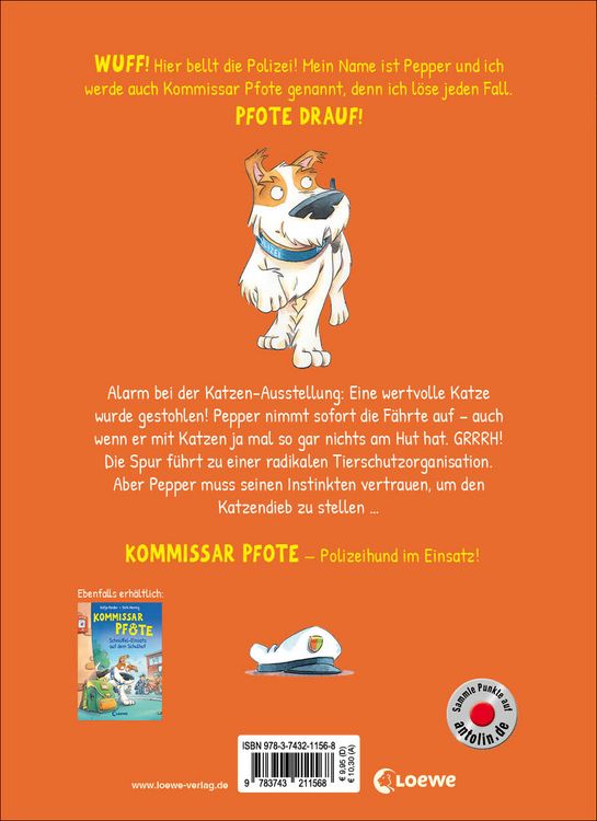 Produktbild: Kommissar Pfote (Band 4) - Ein haariger Fall