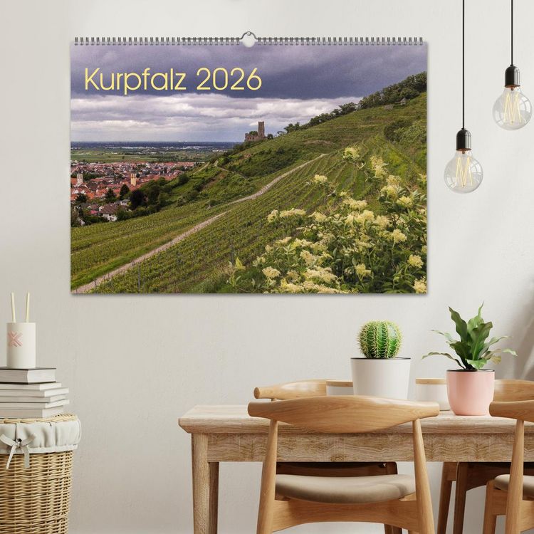 Produktbild: Kurpfalz 2026 (Wandkalender 2026 DIN A2 quer), CALVENDO Monatskalender