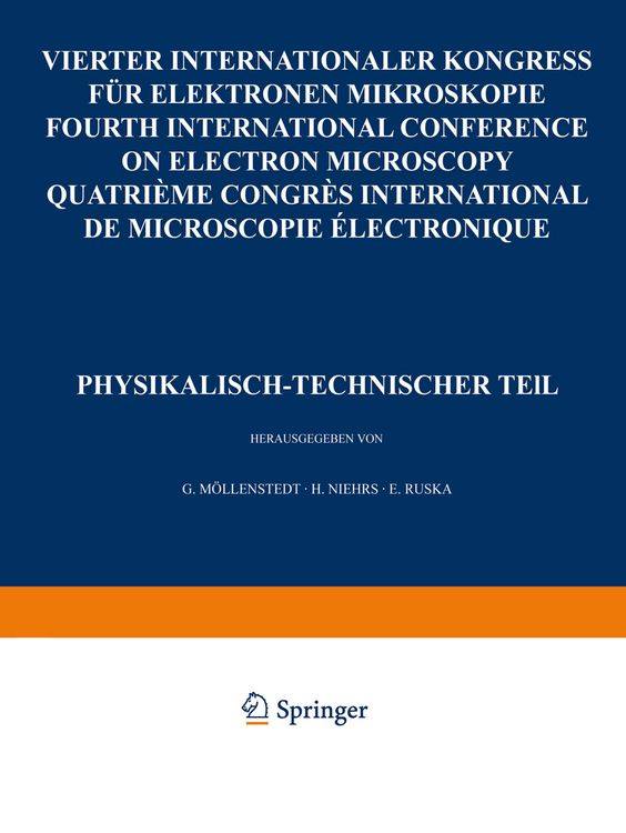 Produktbild: IV. Internationaler Kongre&szlig; f&uuml;r Elektronenmikroskopie / IVth International Congress on Electron Microscopy / IVe Congres International de Microscopie