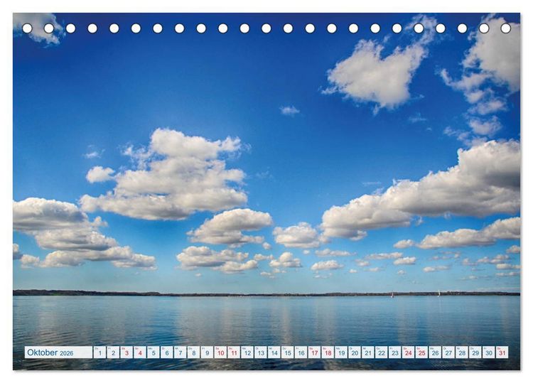 Produktbild: Flensburg Fjord (Tischkalender 2026 DIN A5 quer), CALVENDO Monatskalender