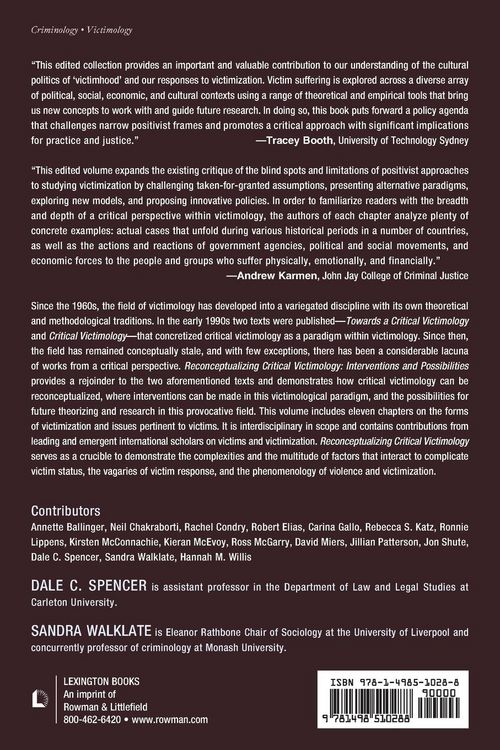 Produktbild: Reconceptualizing Critical Victimology