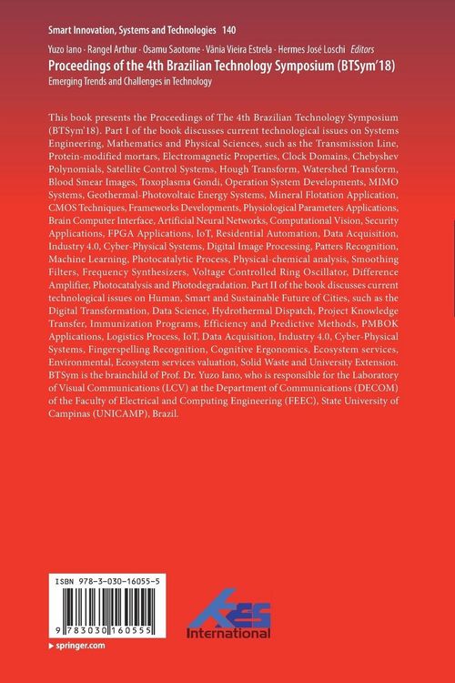 Produktbild: Proceedings of the 4th Brazilian Technology Symposium (BTSym'18)