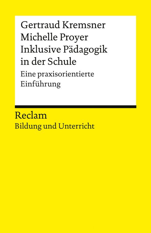 Produktbild: Inklusive P&auml;dagogik in der Schule. Eine praxisorientierte Einf&uuml;hrung.