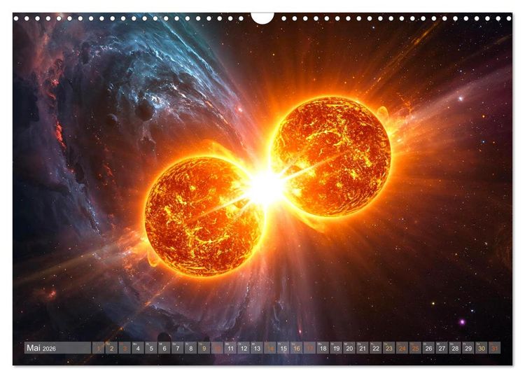Produktbild: Fantastische Sternenwelten (Wandkalender 2026 DIN A3 quer), CALVENDO Monatskalender