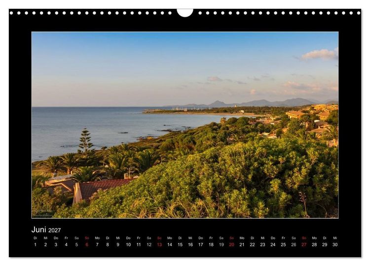 Produktbild: Die Trauminsel Sardinien (Wandkalender 2027 DIN A3 quer), CALVENDO Monatskalender