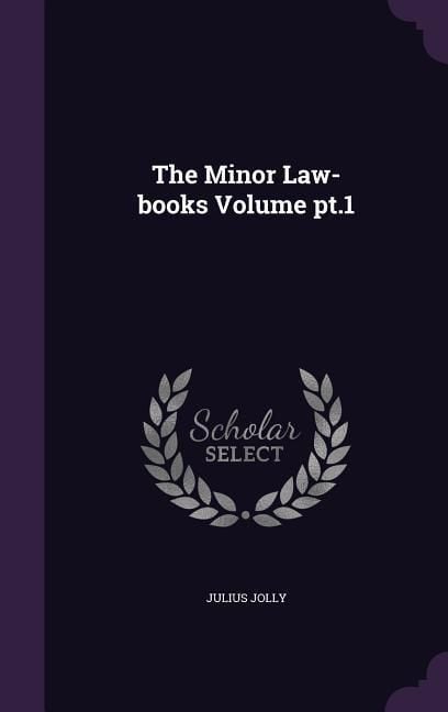 Produktbild: The Minor Law-books Volume pt.1