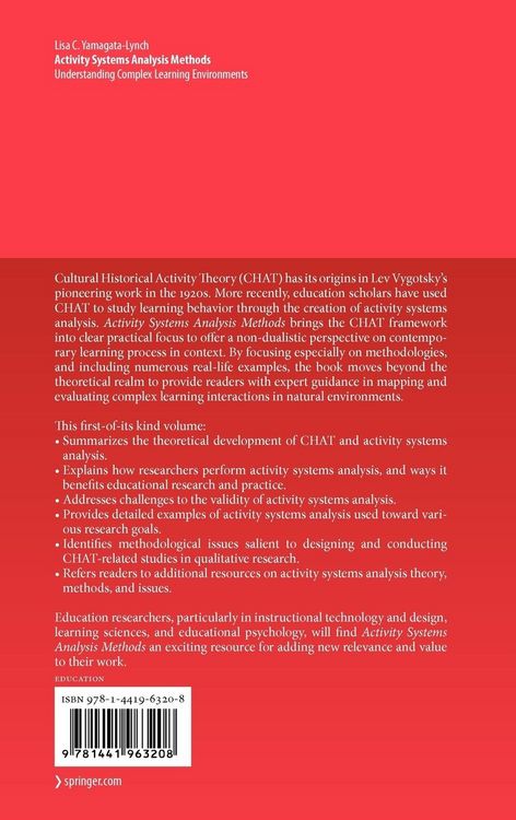 Produktbild: Activity Systems Analysis Methods