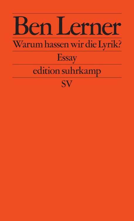 Produktbild: Warum hassen wir die Lyrik?