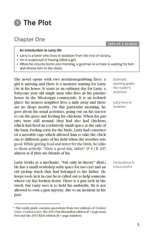 Produktbild: Lekt&uuml;rehilfen Tom Franklin 'Crooked Letter, Crooked Letter'