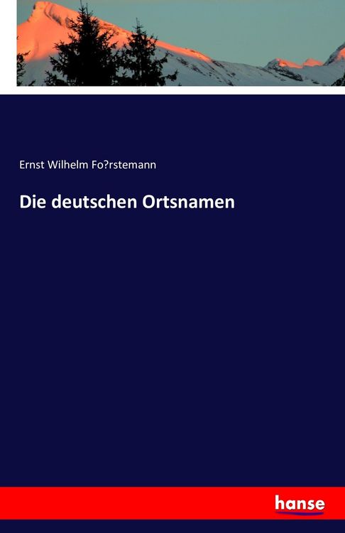 Produktbild: Die deutschen Ortsnamen