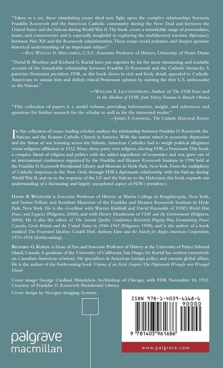Produktbild: Franklin D. Roosevelt, The Vatican, and the Roman Catholic Church in America, 1933-1945