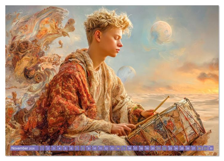 Produktbild: Eine Liebe zur Musik - Musikanten (Wandkalender 2026 DIN A4 quer), CALVENDO Monatskalender