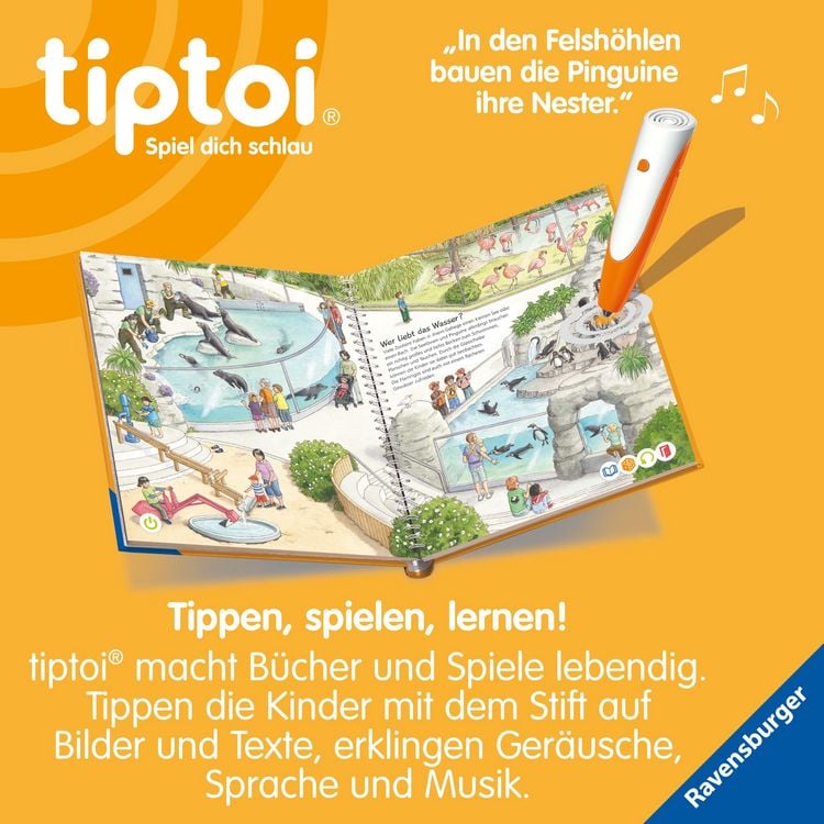 Produktbild: tiptoi&reg; Wieso? Weshalb? Warum? - Tiere im Zoo