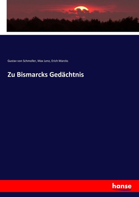 Produktbild: Zu Bismarcks Ged&auml;chtnis