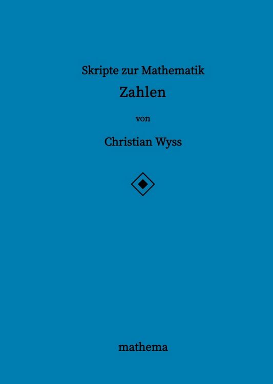 Produktbild: Skripte zur Mathematik - Zahlen