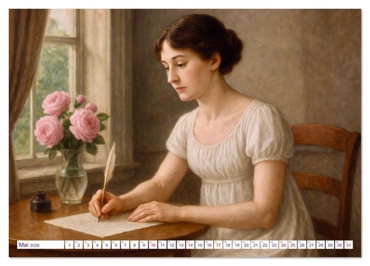 Produktbild: Jane Austen (Wandkalender 2026 DIN A3 quer), CALVENDO Monatskalender