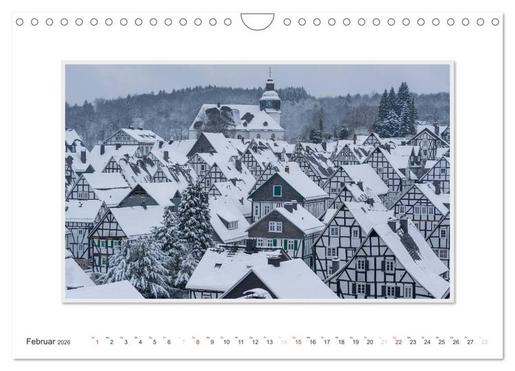 Produktbild: Emotionale Momente: Freudenberg &ndash; Ansichten einer Stadt. (Wandkalender 2026 DIN A4 quer), CALVENDO Monatskalender