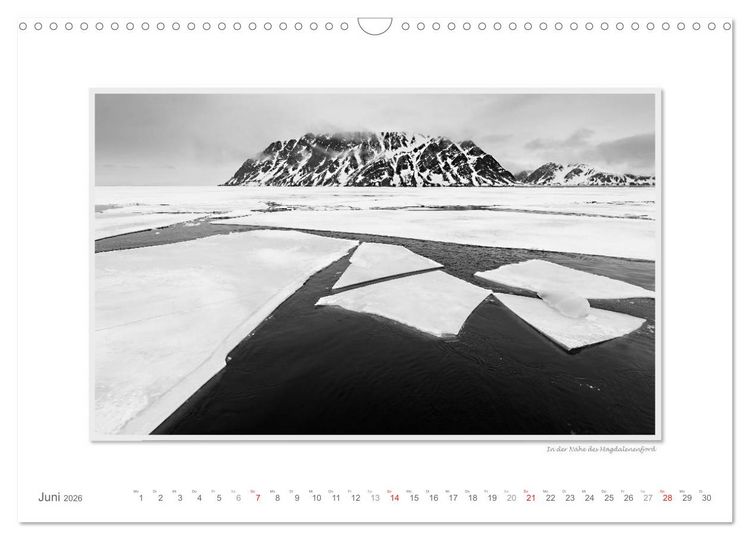 Produktbild: Spitzbergen Svalbard (Wandkalender 2026 DIN A3 quer), CALVENDO Monatskalender