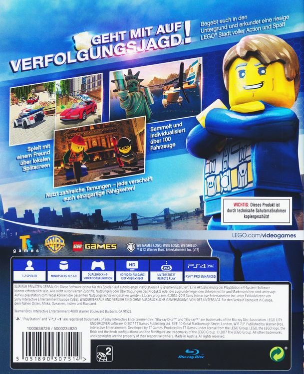 Produktbild: Lego City Undercover