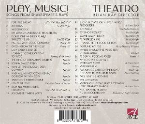 Produktbild: Play,Music! - Songs from Shakespeare's Plays